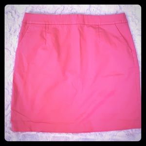 Boden Pink cotton skirt with pockets.